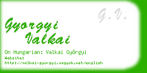 gyorgyi valkai business card